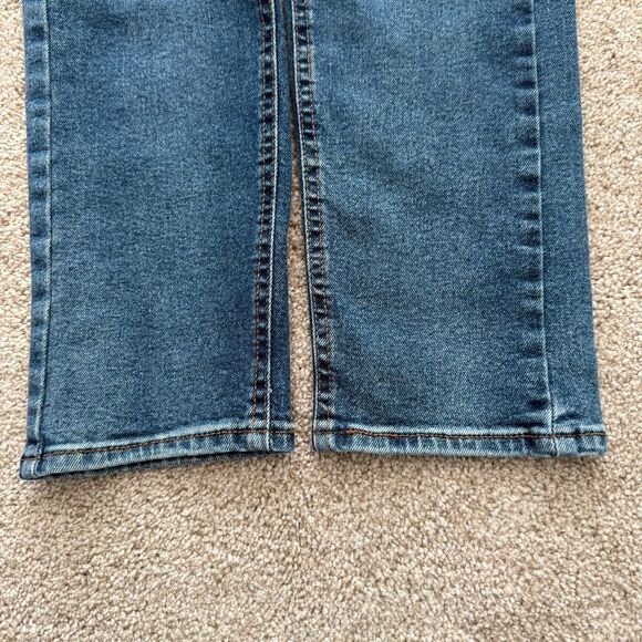 Levi’s Taper Leg Blue Denim Jeans Girl's Size 16 Reg Adjustable Waist - Picture 3 of 11